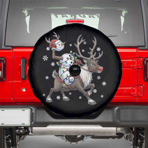 Funny Snowman Headless Horseman Spare Tire Cover Christmas Halloween Gift TS12 Black Print Your Wear