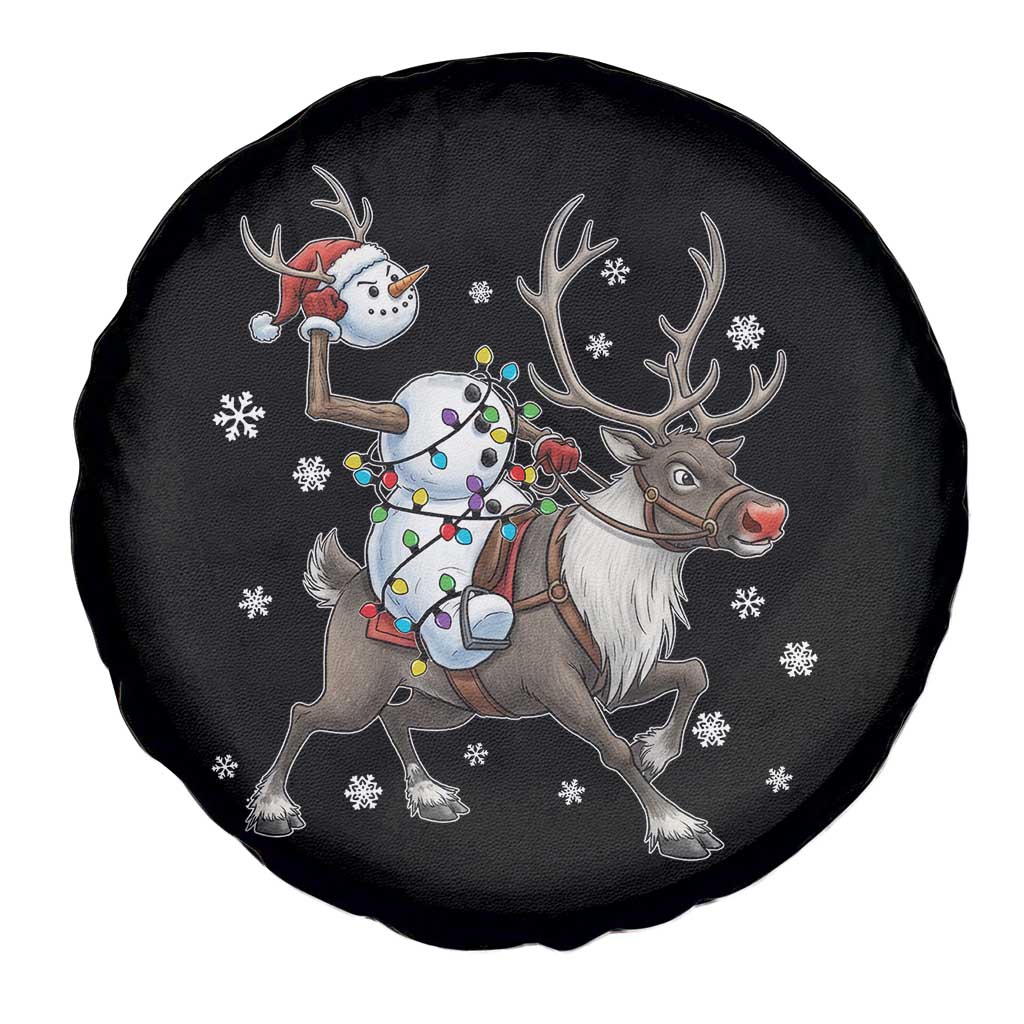 Funny Snowman Headless Horseman Spare Tire Cover Christmas Halloween Gift TS12 Print Your Wear