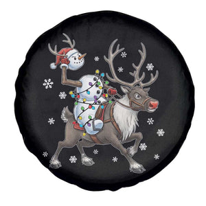 Funny Snowman Headless Horseman Spare Tire Cover Christmas Halloween Gift TS12 Print Your Wear