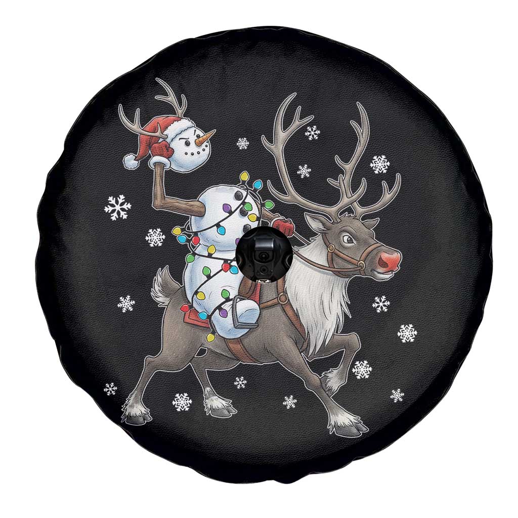 Funny Snowman Headless Horseman Spare Tire Cover Christmas Halloween Gift TS12 Print Your Wear