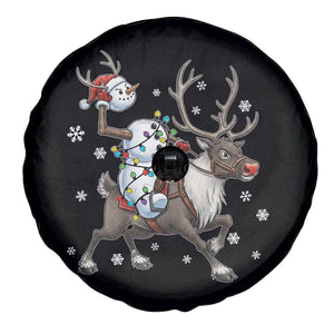 Funny Snowman Headless Horseman Spare Tire Cover Christmas Halloween Gift TS12 Print Your Wear