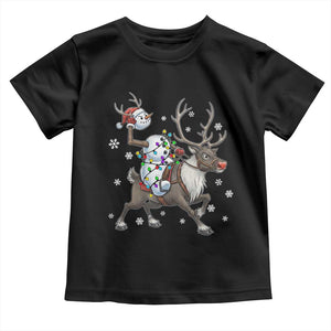 Funny Snowman Headless Horseman Toddler T Shirt Christmas Halloween Gift TS12 Black Print Your Wear