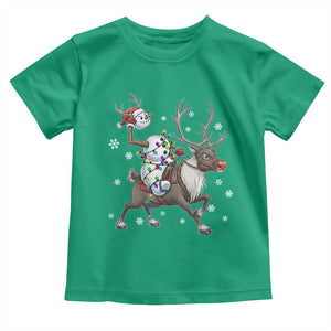 Funny Snowman Headless Horseman Toddler T Shirt Christmas Halloween Gift TS12 Irish Green Print Your Wear