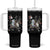 Funny Snowman Headless Horseman Tumbler With Handle Christmas Halloween Gift TS12 One Size: 40 oz Black Print Your Wear