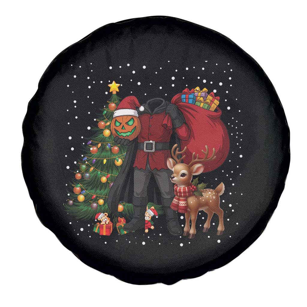 Headless Horseman Santa Spare Tire Cover Funny Christmas Mashup Gift TS12 Print Your Wear