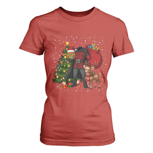 Headless Horseman Santa T Shirt For Women Funny Christmas Mashup Gift TS12 Red Print Your Wear