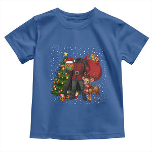 Headless Horseman Santa Toddler T Shirt Funny Christmas Mashup Gift TS12 Royal Blue Print Your Wear