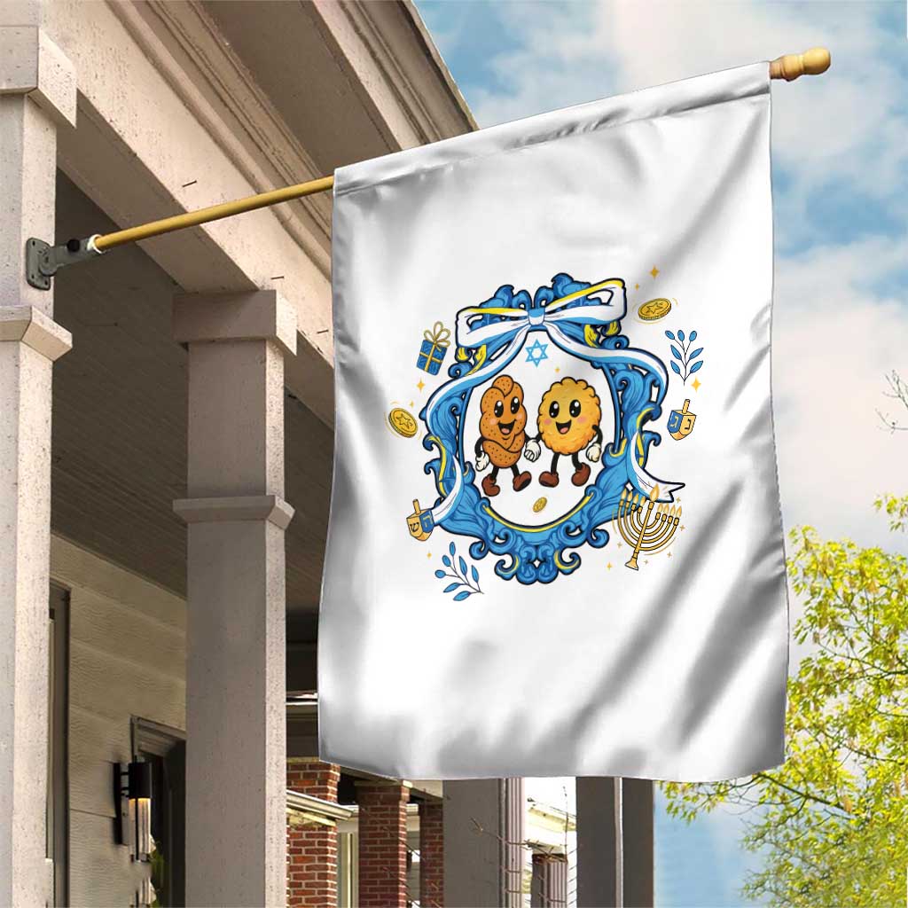 Funny Hanukkah Garden Flag Challah And Latke Cute Food Lover Gift TS12 Print Your Wear