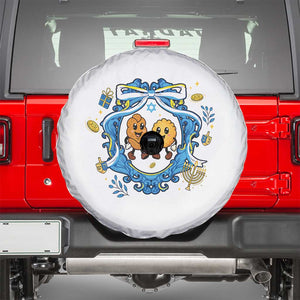 Funny Hanukkah Spare Tire Cover Challah And Latke Cute Food Lover Gift - Print Your Wear
