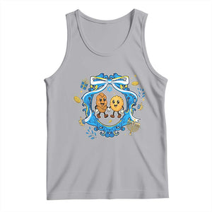 Funny Hanukkah Tank Top Challah And Latke Cute Food Lover Gift TS12 Athletic Heather Print Your Wear