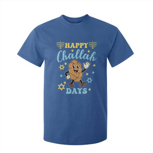 Funny Hanukkah Food Lover Gift T Shirt For Kid Happy Challah Days TS12 Royal Blue Print Your Wear