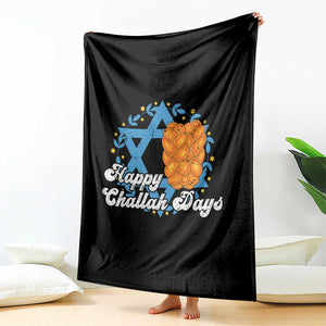 Hanukkah Challah Throw Blanket Happy Challah Days Star Of David Gift TS12 Print Your Wear