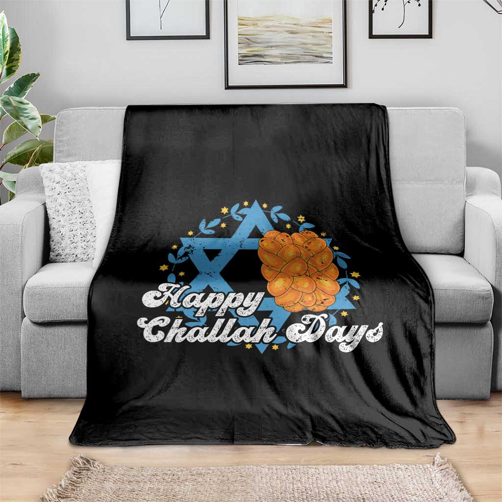 Hanukkah Challah Throw Blanket Happy Challah Days Star Of David Gift TS12 Print Your Wear