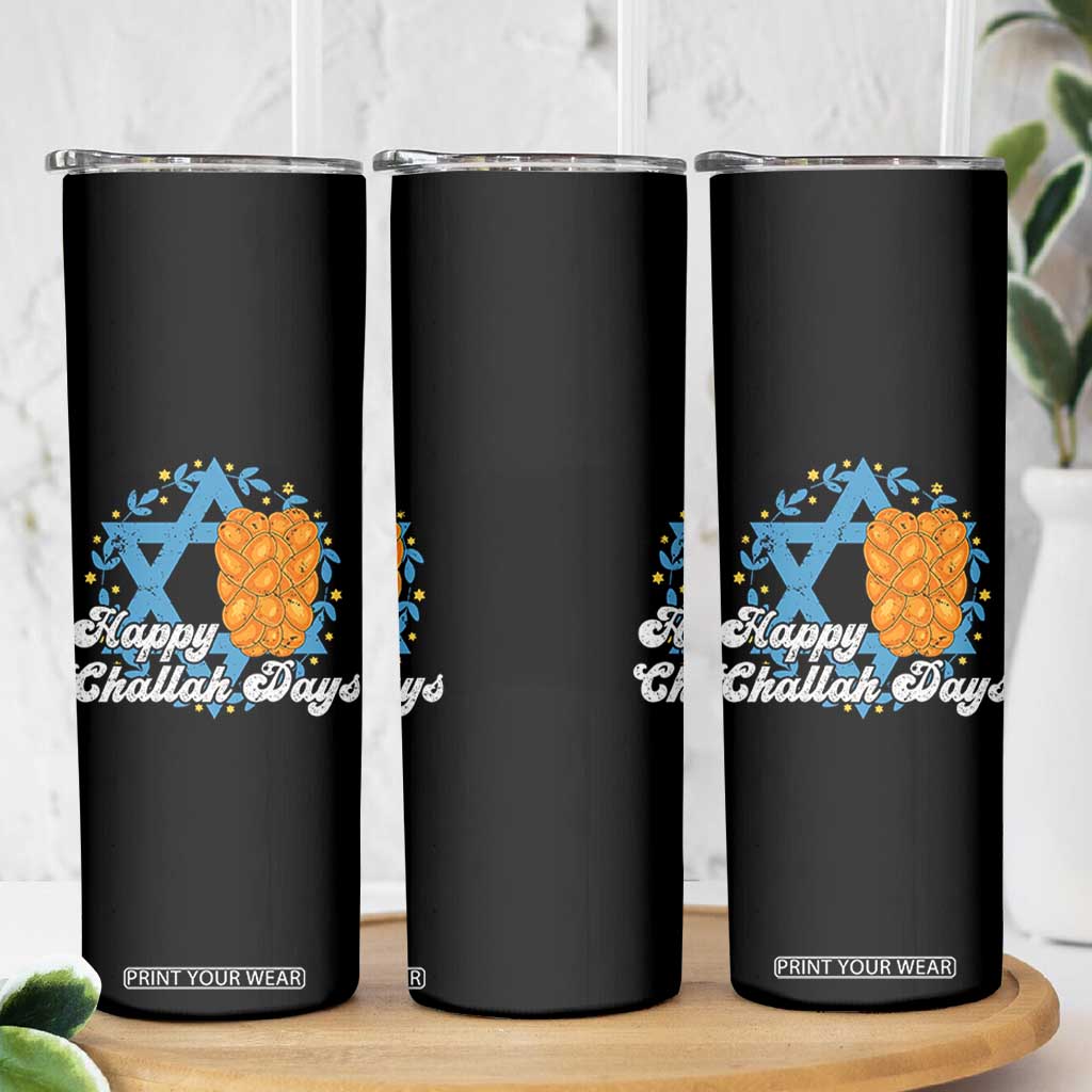 Hanukkah Challah Skinny Tumbler Happy Challah Days Star Of David Gift TS12 Print Your Wear
