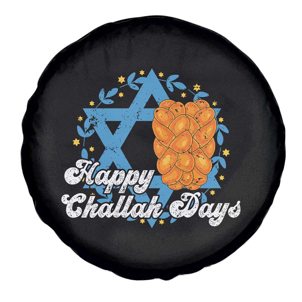 Hanukkah Challah Spare Tire Cover Happy Challah Days Star Of David Gift - Print Your Wear