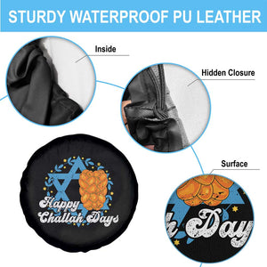 Hanukkah Challah Spare Tire Cover Happy Challah Days Star Of David Gift TS12 Print Your Wear