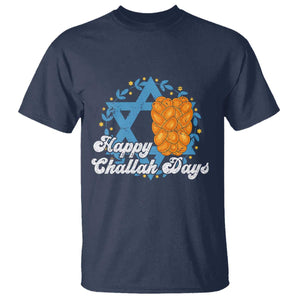 Hanukkah Challah T Shirt Happy Challah Days Star Of David Gift TS12 Navy Print Your Wear