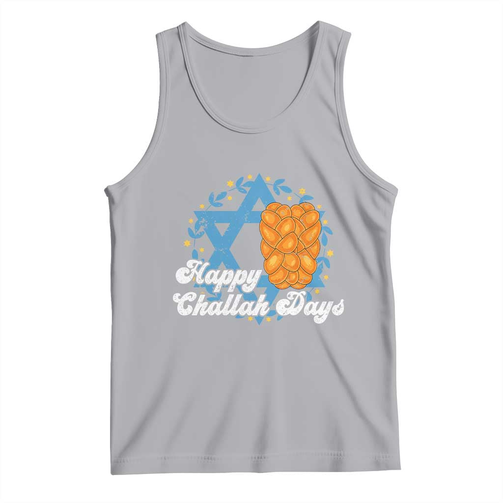 Hanukkah Challah Tank Top Happy Challah Days Star Of David Gift TS12 Athletic Heather Print Your Wear