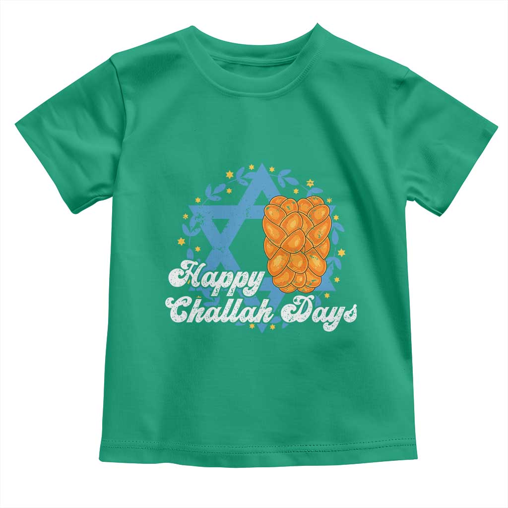 Hanukkah Challah Toddler T Shirt Happy Challah Days Star Of David Gift TS12 Irish Green Print Your Wear