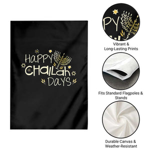 Funny Hanukkah Festival Of Lights Garden Flag Happy Challah Days TS12 Print Your Wear