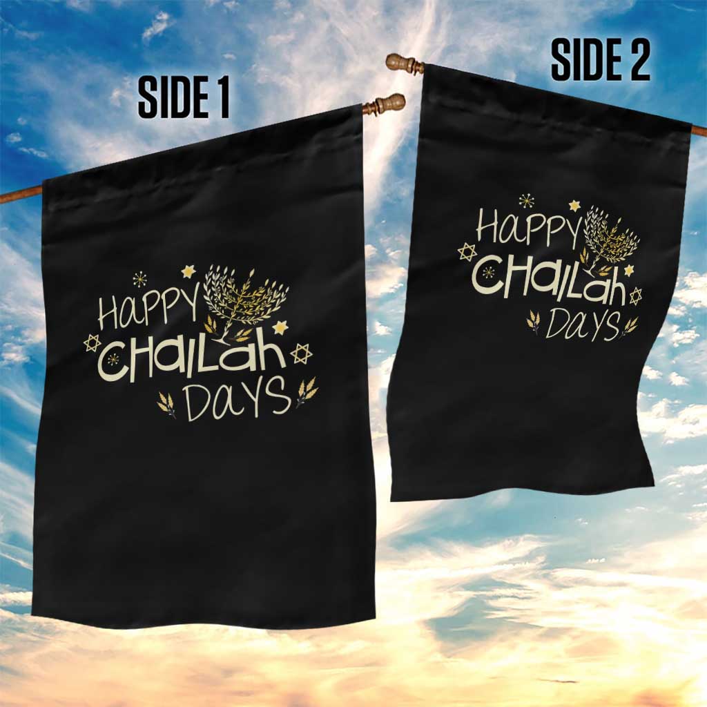 Funny Hanukkah Festival Of Lights Garden Flag Happy Challah Days TS12 Print Your Wear