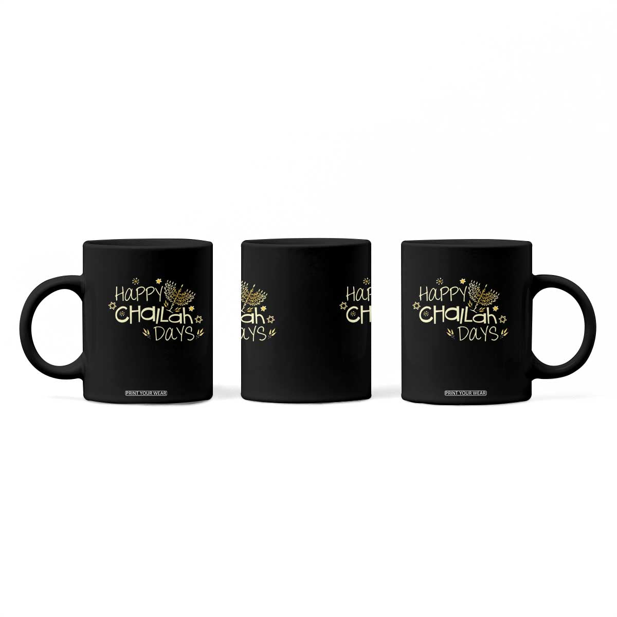 Funny Hanukkah Festival Of Lights Coffee Mug Happy Challah Days TS12 Print Your Wear