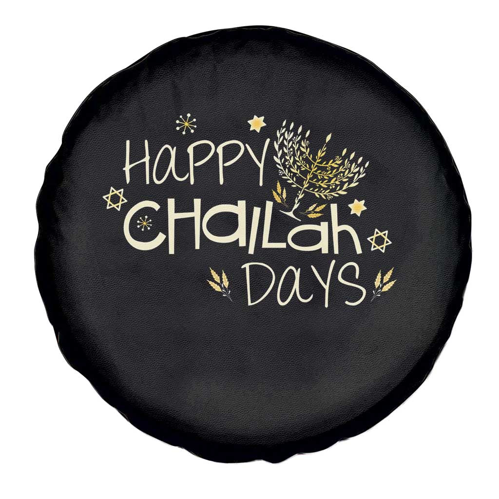 Funny Hanukkah Festival Of Lights Spare Tire Cover Happy Challah Days TS12 Print Your Wear