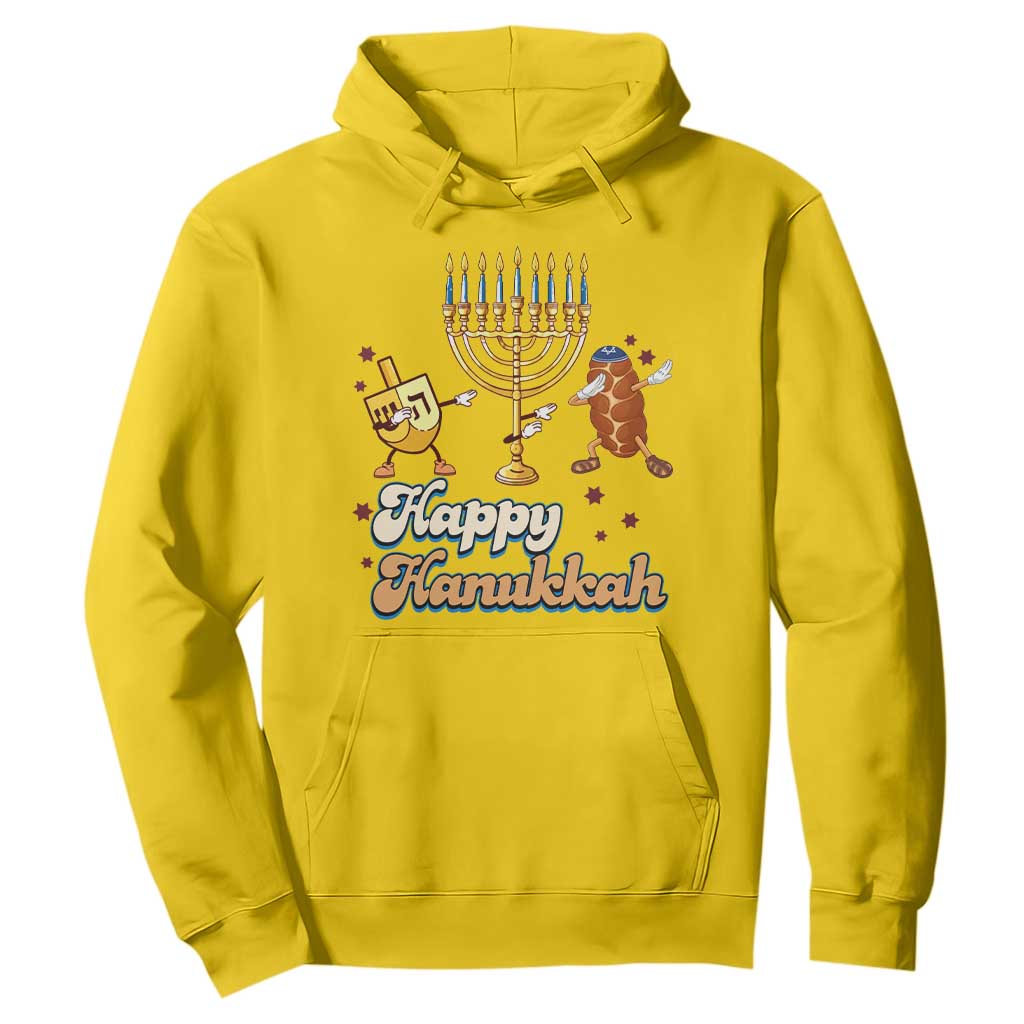 Funny Hanukkah Hoodie Dab Dreidel Menorah Challah Gift TS12 Daisy Print Your Wear