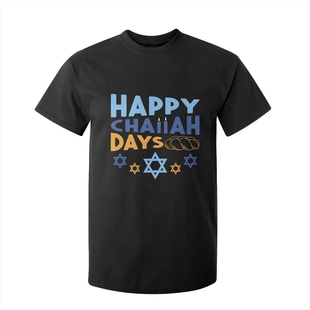 Happy Challah Days T Shirt For Kid Hanukkah Holiday Gift TS12 Black Print Your Wear
