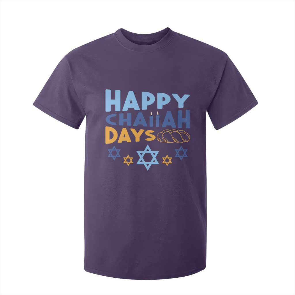 Happy Challah Days T Shirt For Kid Hanukkah Holiday Gift TS12 Purple Print Your Wear
