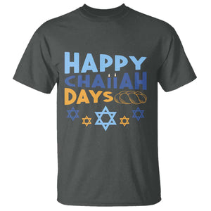 Happy Challah Days T Shirt Hanukkah Holiday Gift TS12 Dark Heather Print Your Wear