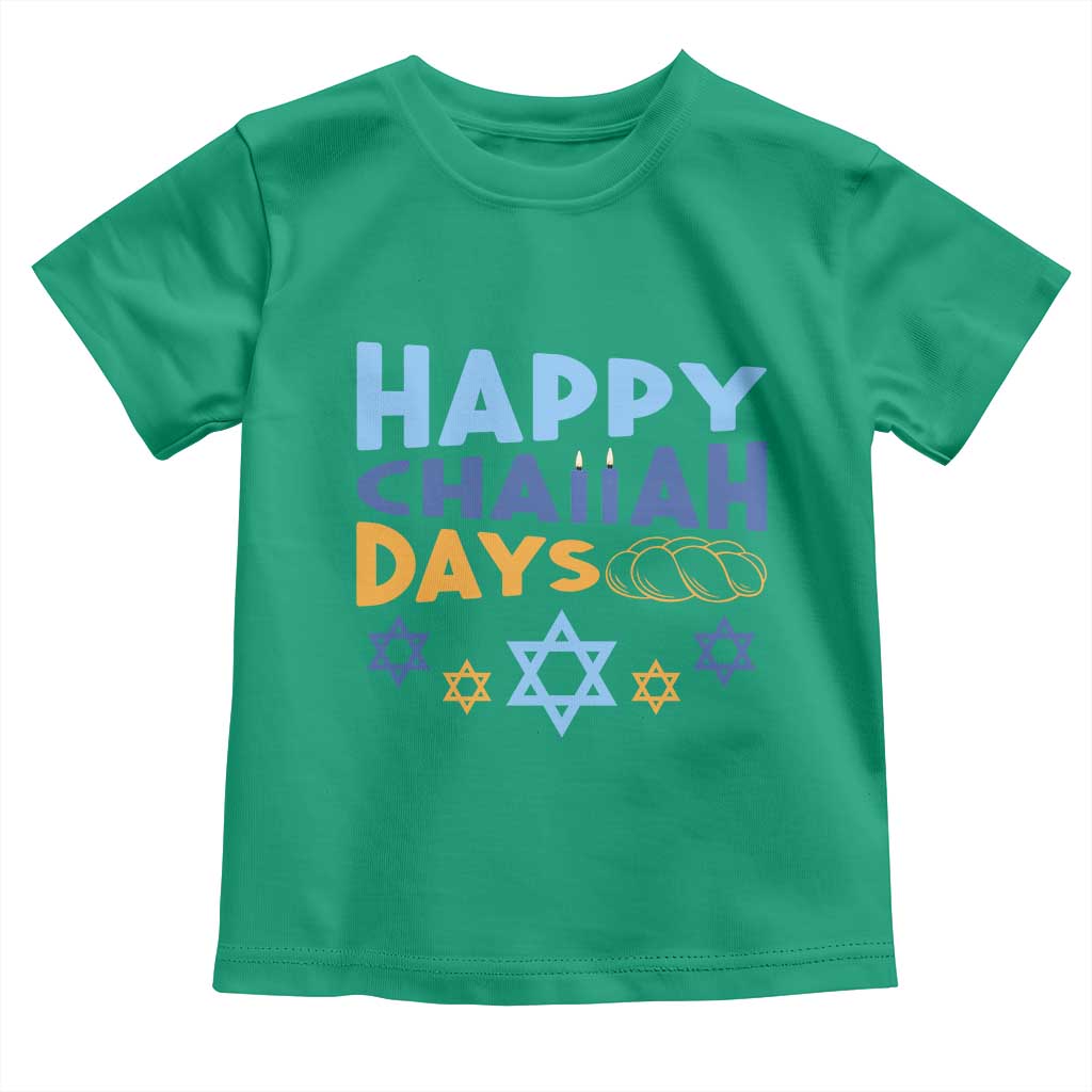 Happy Challah Days Toddler T Shirt Hanukkah Holiday Gift TS12 Irish Green Print Your Wear
