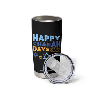 Happy Challah Days Tumbler Cup Hanukkah Holiday Gift TS12 Print Your Wear