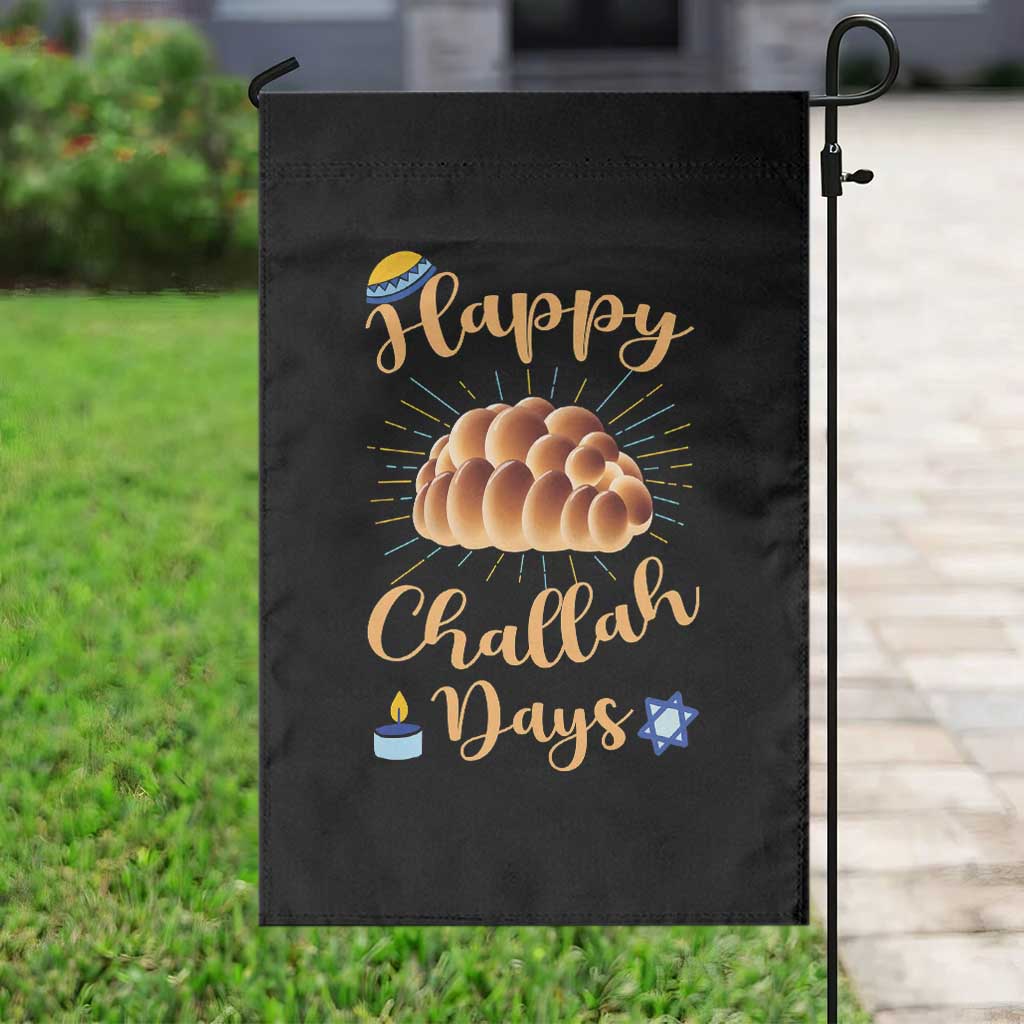 Funny Hanukkah Happy Challah Days Garden Flag Jewish Gift TS12 Print Your Wear