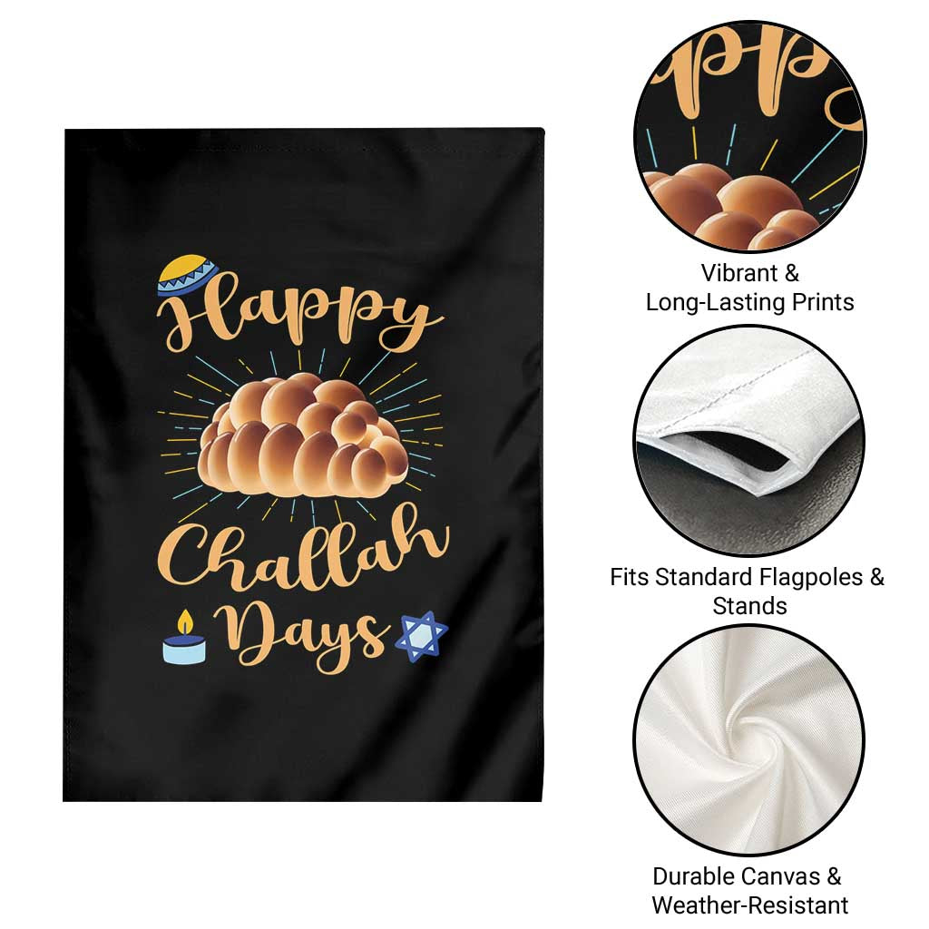 Funny Hanukkah Happy Challah Days Garden Flag Jewish Gift TS12 Print Your Wear