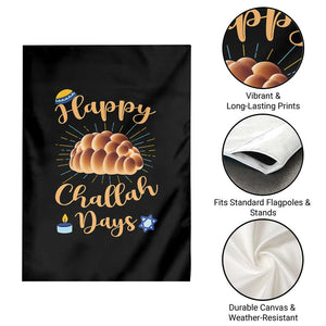 Funny Hanukkah Happy Challah Days Garden Flag Jewish Gift TS12 Print Your Wear