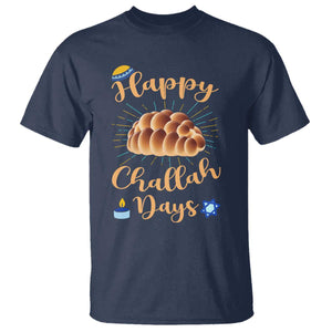 Funny Hanukkah Happy Challah Days T Shirt Jewish Gift TS12 Navy Print Your Wear