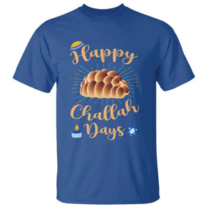 Funny Hanukkah Happy Challah Days T Shirt Jewish Gift TS12 Royal Blue Print Your Wear