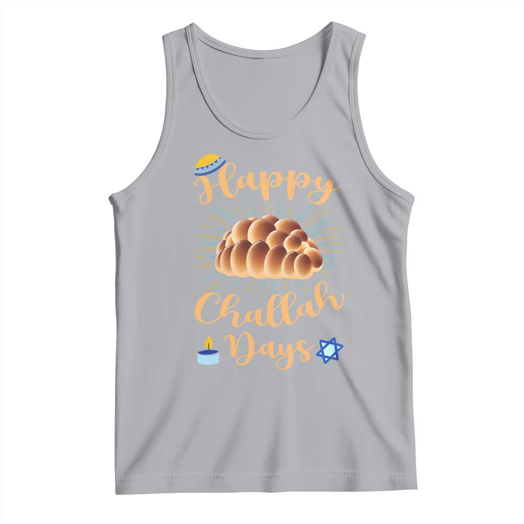 Funny Hanukkah Happy Challah Days Tank Top Jewish Gift TS12 Athletic Heather Print Your Wear