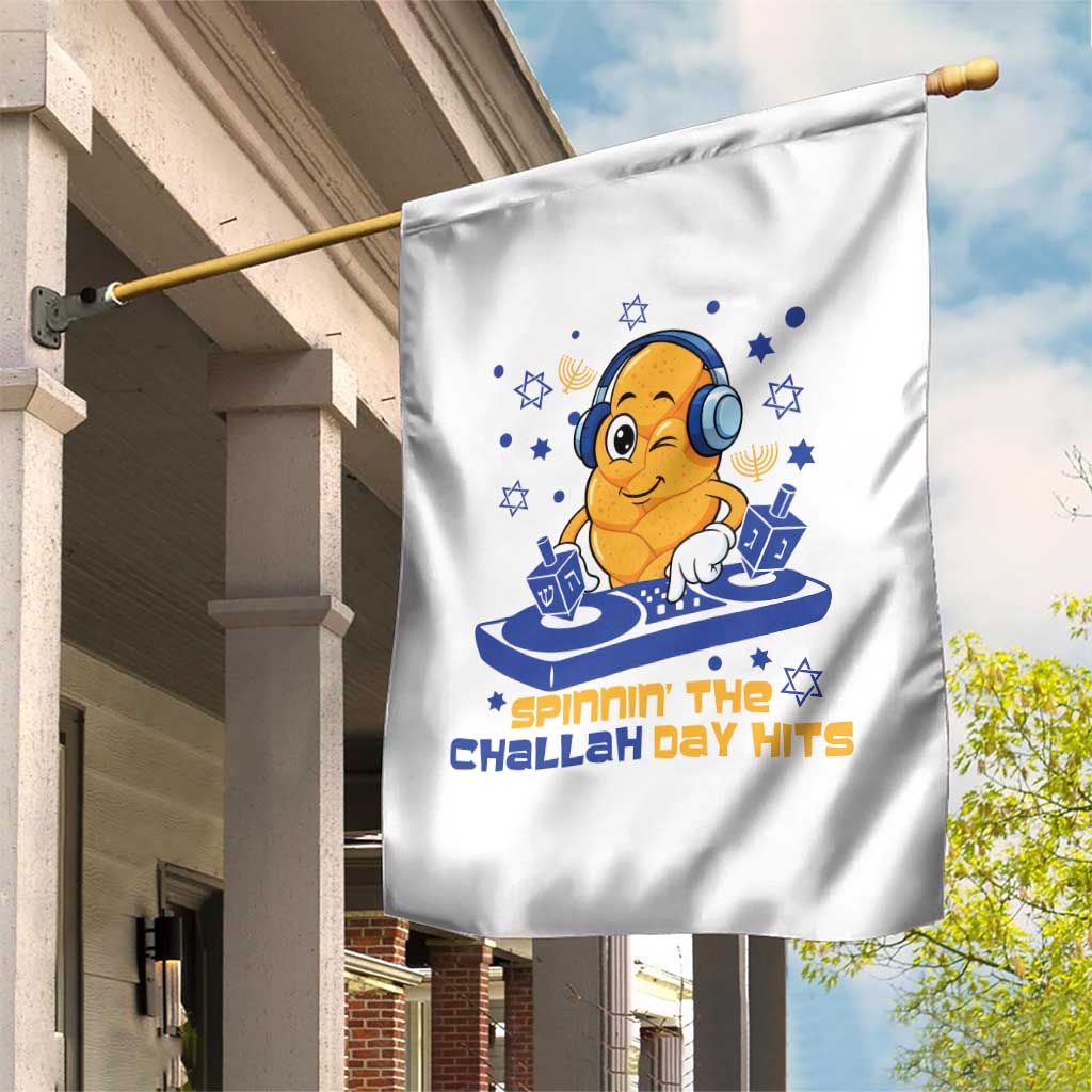 Hanukkah DJ Challah And Dreidel Garden Flag Funny Jewish Gift TS12 Print Your Wear