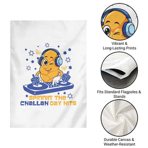 Hanukkah DJ Challah And Dreidel Garden Flag Funny Jewish Gift TS12 Print Your Wear
