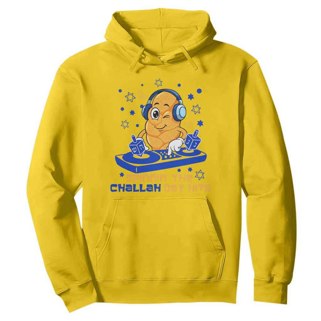 Hanukkah DJ Challah And Dreidel Hoodie Funny Jewish Gift TS12 Daisy Print Your Wear