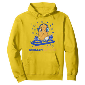 Hanukkah DJ Challah And Dreidel Hoodie Funny Jewish Gift TS12 Daisy Print Your Wear
