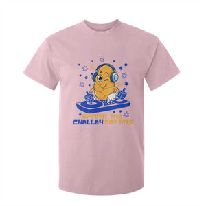 Hanukkah DJ Challah And Dreidel T Shirt For Kid Funny Jewish Gift TS12 Light Pink Print Your Wear