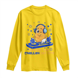 Hanukkah DJ Challah And Dreidel Long Sleeve Shirt Funny Jewish Gift TS12 Daisy Print Your Wear
