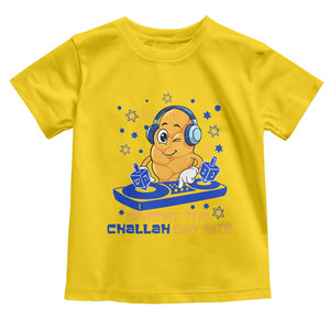 Hanukkah DJ Challah And Dreidel Toddler T Shirt Funny Jewish Gift TS12 Daisy Print Your Wear