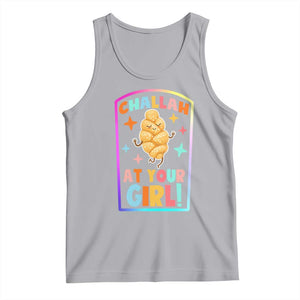 Funny Hanukkah Challah At Ya Girl Tank Top Jewish Chanukah Bread Gift TS12 Athletic Heather Print Your Wear