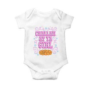 Funny Jewish Holiday Baby Onesie Challah At Ya Girl Gift TS12 White Print Your Wear