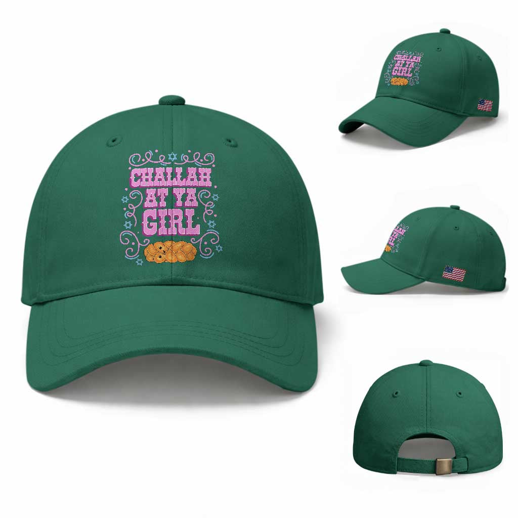 Funny Jewish Holiday Baseball Cap Challah At Ya Girl Gift TS12 Baseball Cap Universal Fit Irish Green Print Your Wear