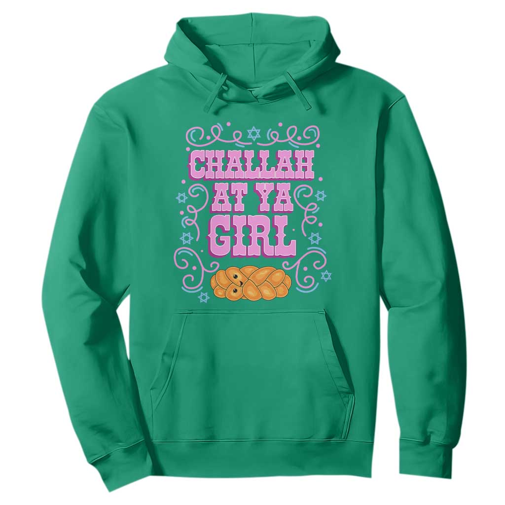 Funny Jewish Holiday Hoodie Challah At Ya Girl Gift TS12 Irish Green Print Your Wear